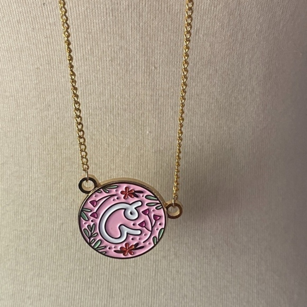Anthropologie Monogram "G" Pendant Necklace